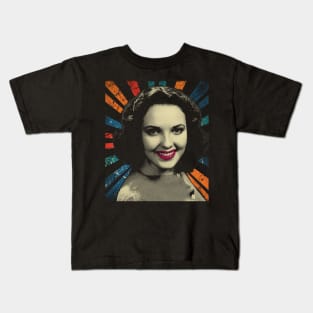 sketc vintage Linda Darnell Kids T-Shirt